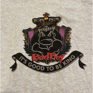 Vintage Bad Boy “It’s Good to be King” Streetwear T-Shirt, 90s/Y2K, Size L, NWOT